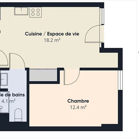 Apartment Le Blowtail - Pour 4 - Piscine Commune